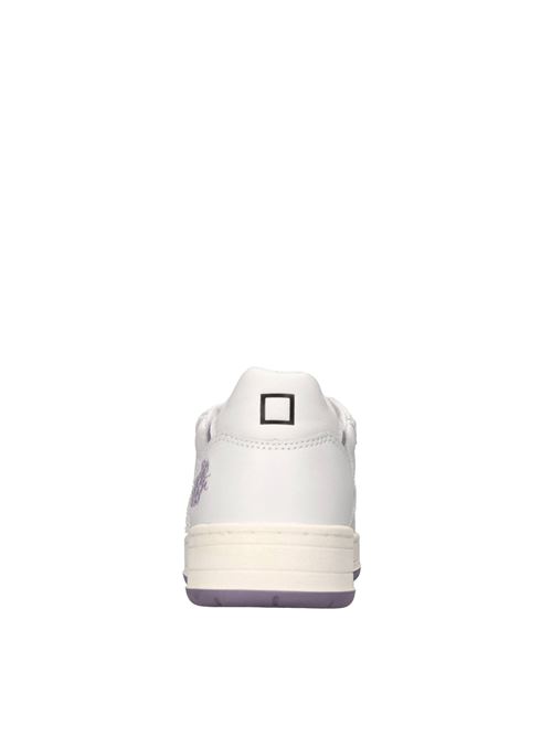 Sneakers in pelle ed ecopelle D.A.T.E. | COURT FRUITBIANCO-GRAPE